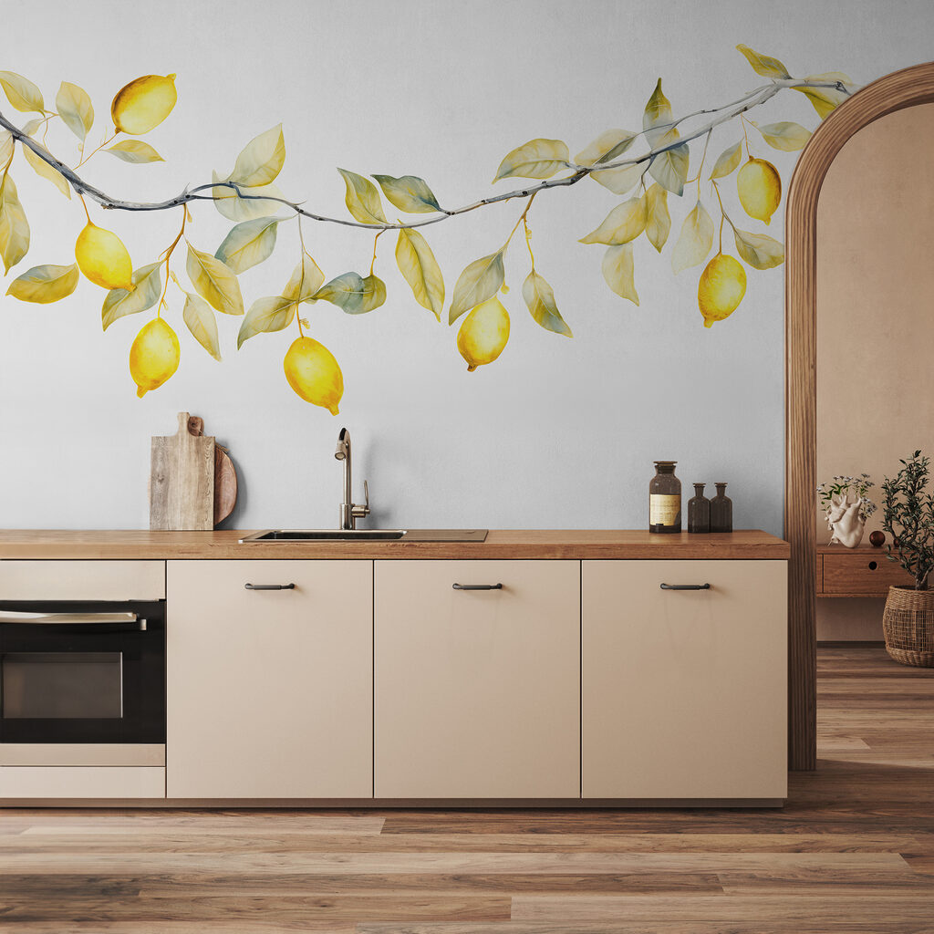Lemons on a garland — interior 2