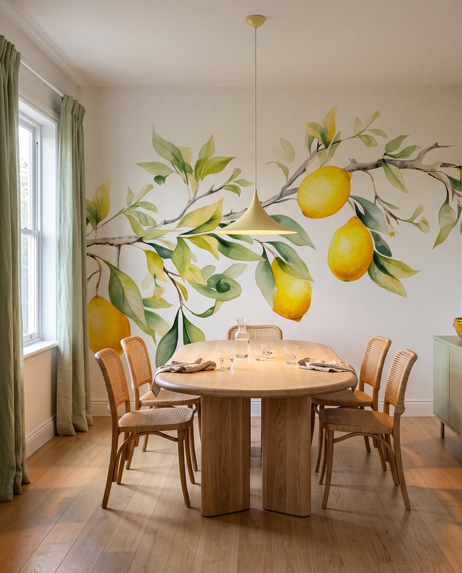 Lemon Canopy in an interior