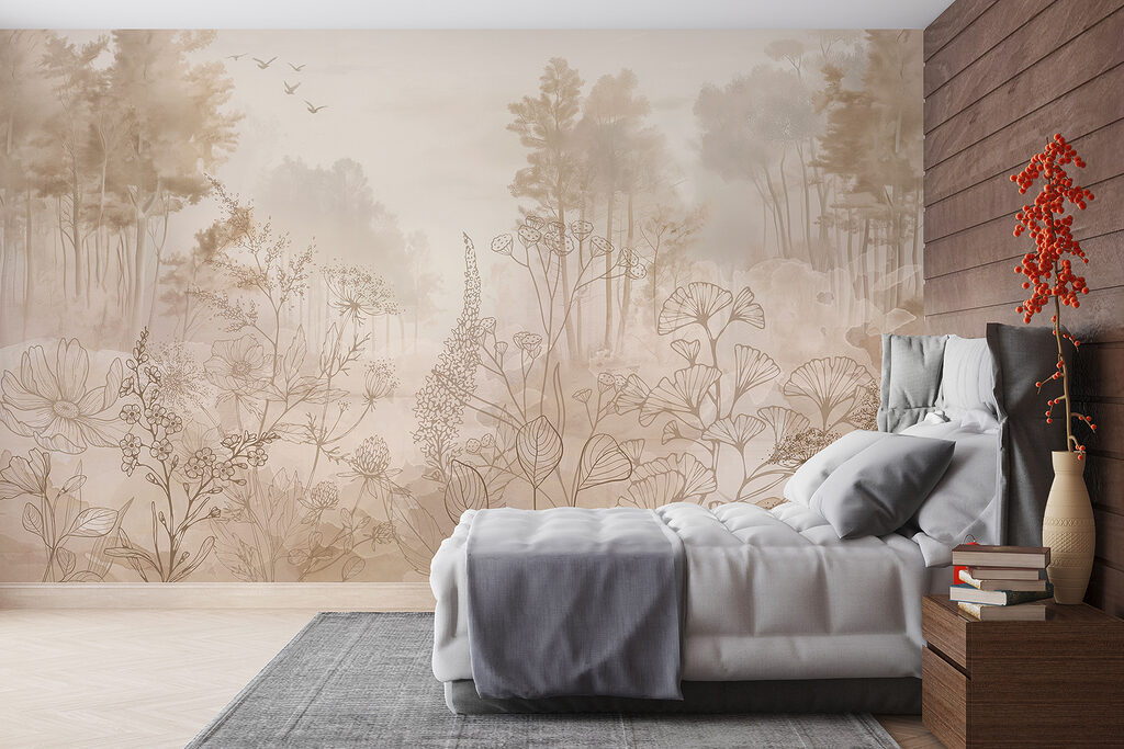 Forest in Soft Focus in an interior