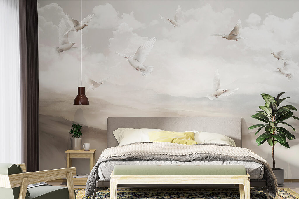 Birds Above Cloudy Hills — interior 2