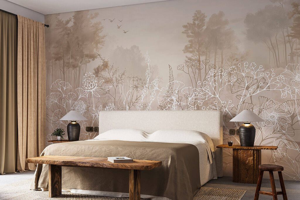 Plant outlines before trees — interior 2