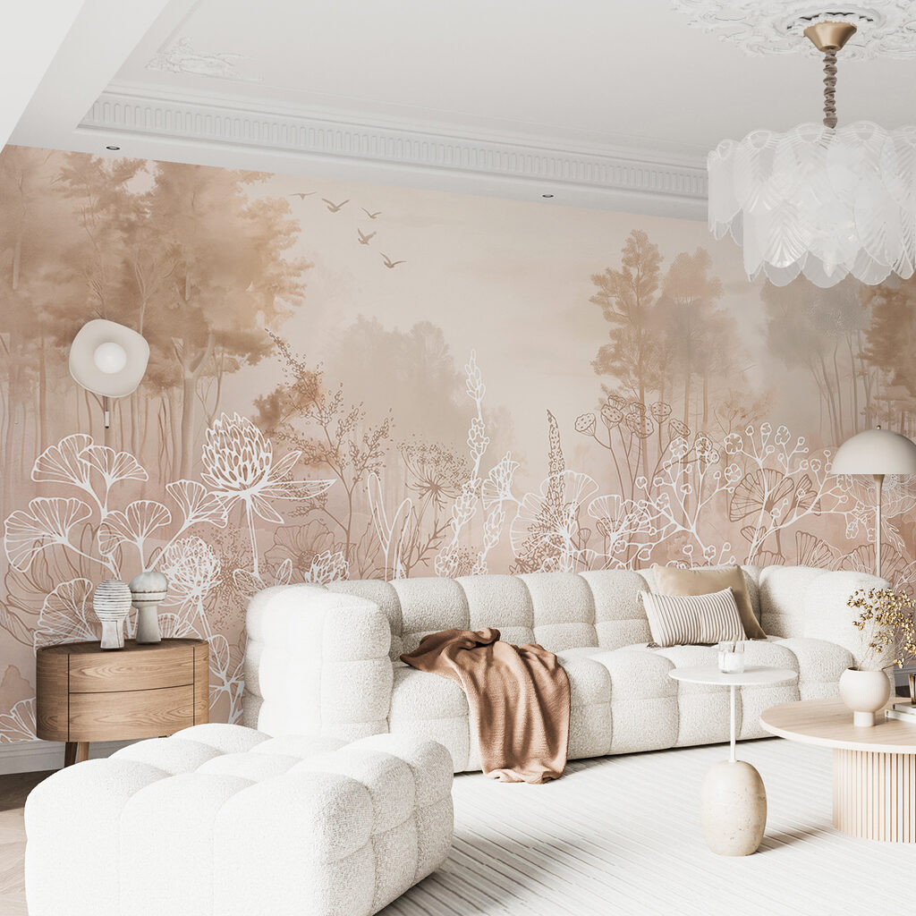 Plant outlines before trees — interior 3