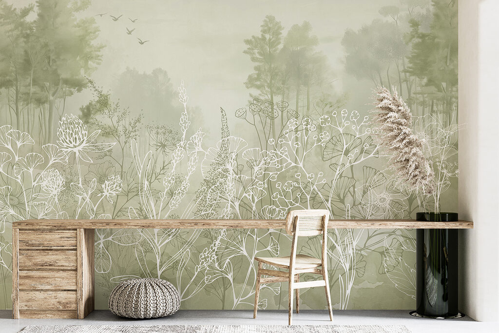 Woodland Meadow in Ink — interior 4