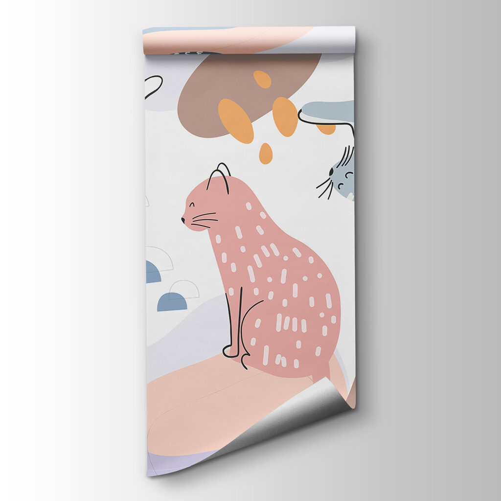 Cats among colour blocks — product view