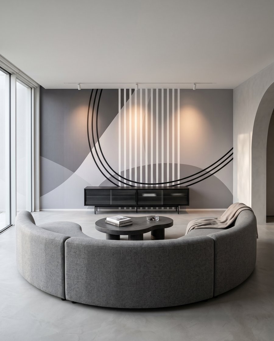 Circles and Strings in an interior