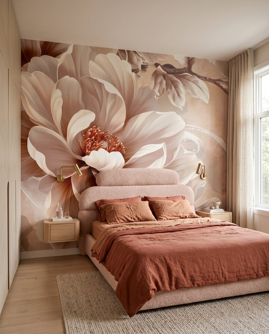 Cream flower close up — interior 2