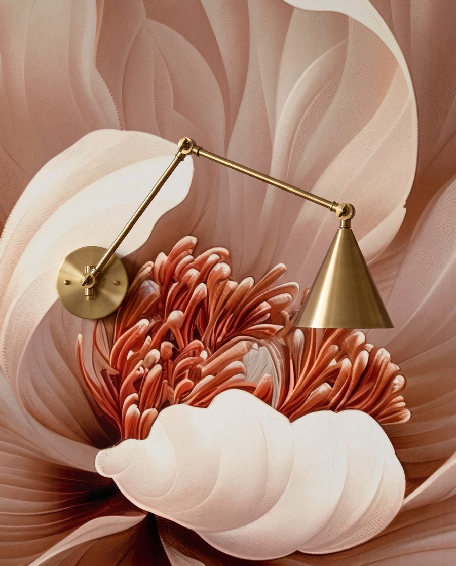 Cream flower close up — detail