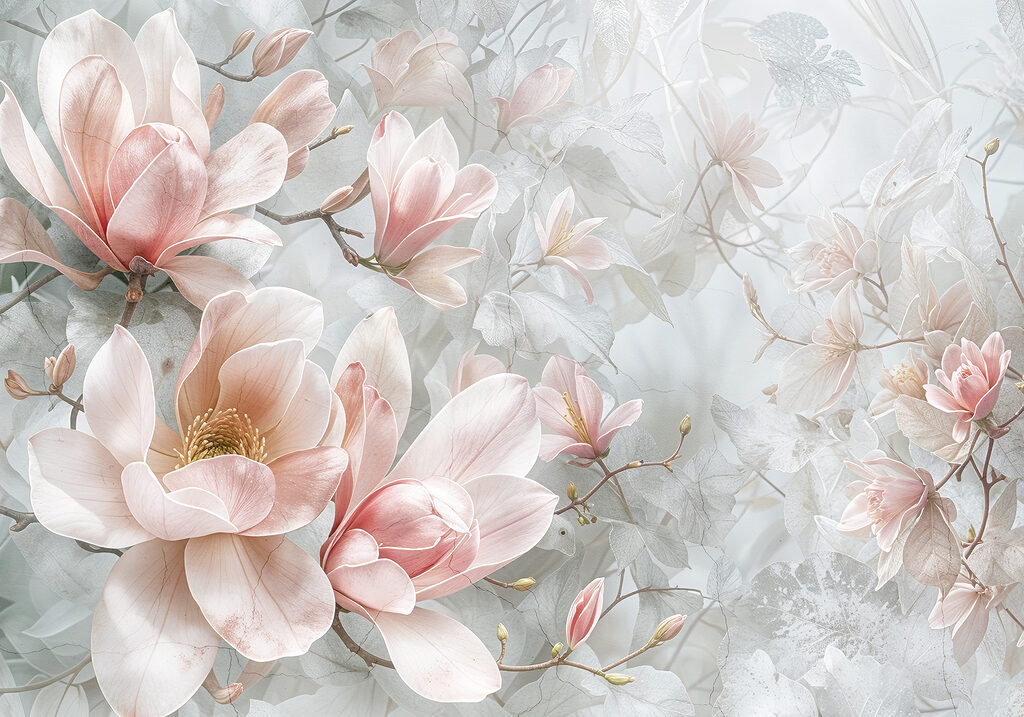 Magnolia Watercolour Garden — full design