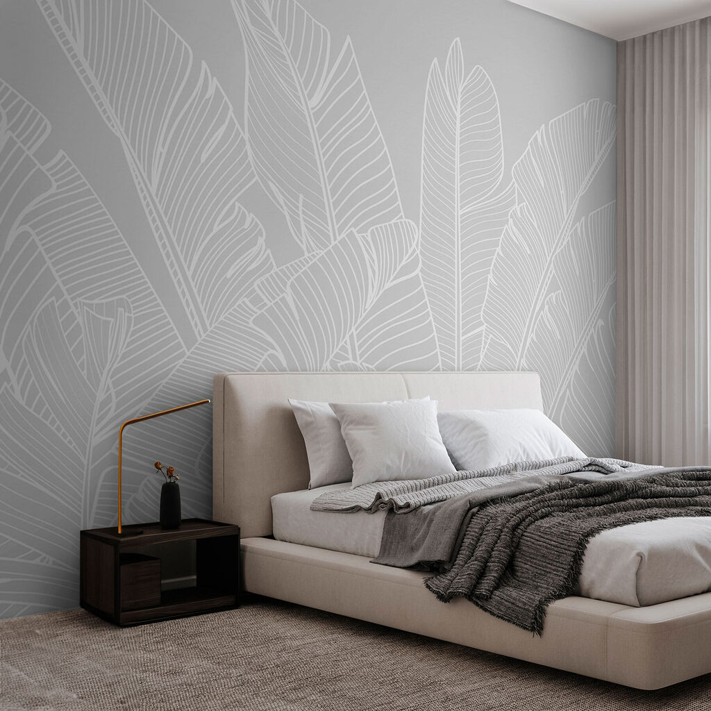 Tropical Leaves in Chalk — interior 2