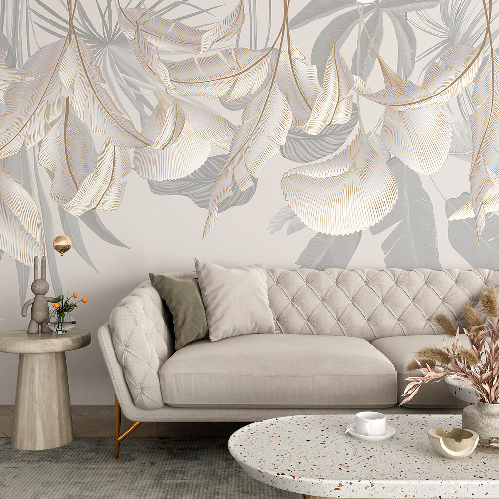 White hanging flowers — interior 6