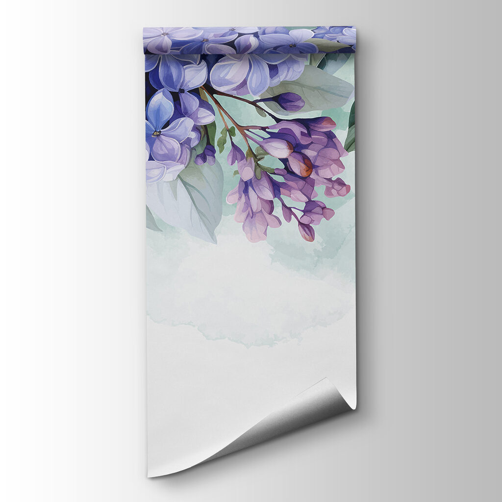 Purple flower clusters above — product view