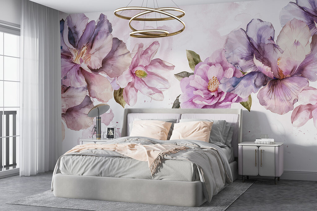 Watercolour Blossom Garland — interior 4