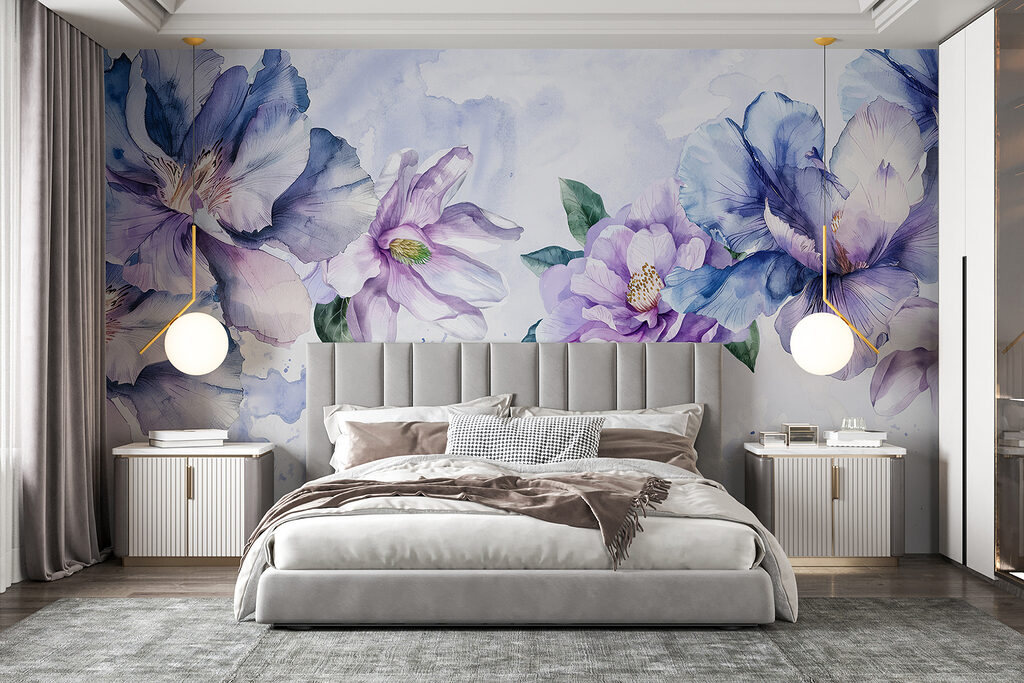 Watercolour Blossom Garland — interior 2