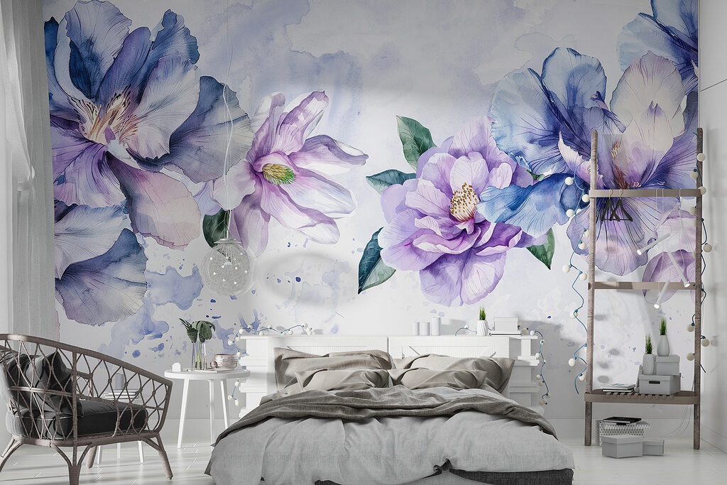 Watercolour Blossom Garland — interior 3