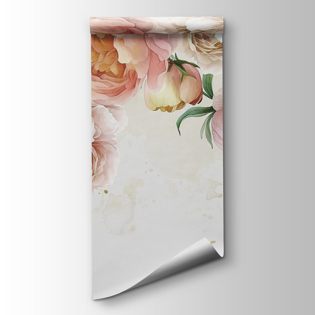 Peonies along the top — product view
