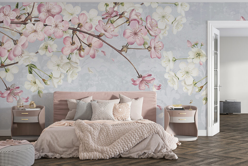 Arching blossom branch — interior 2