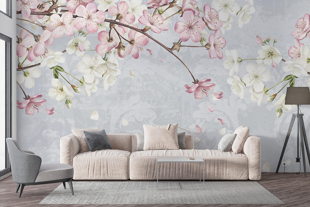 Arching blossom branch — interior 3