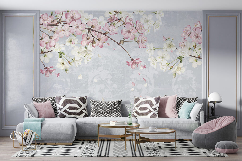 Arching blossom branch — interior 5