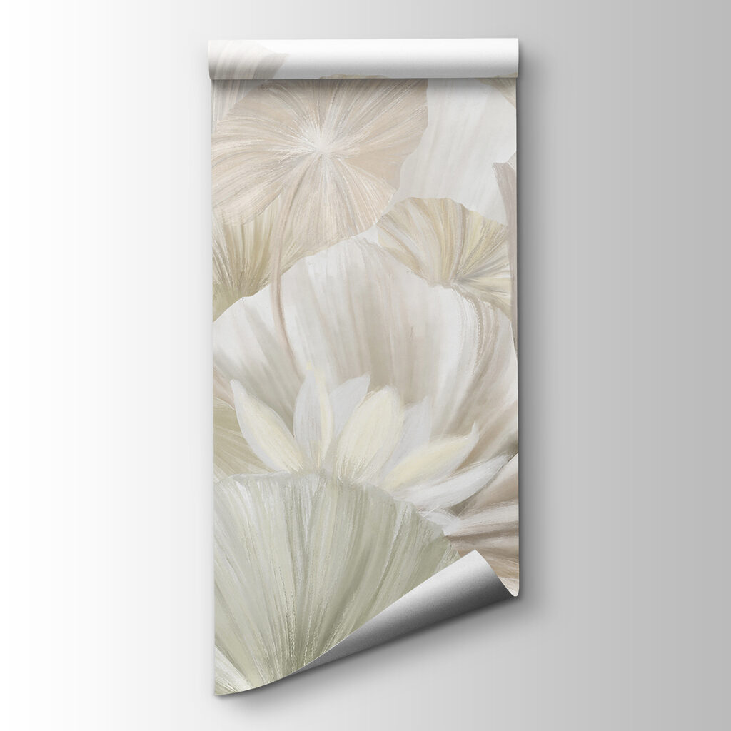 Overlapping fan-shaped leaves — product view