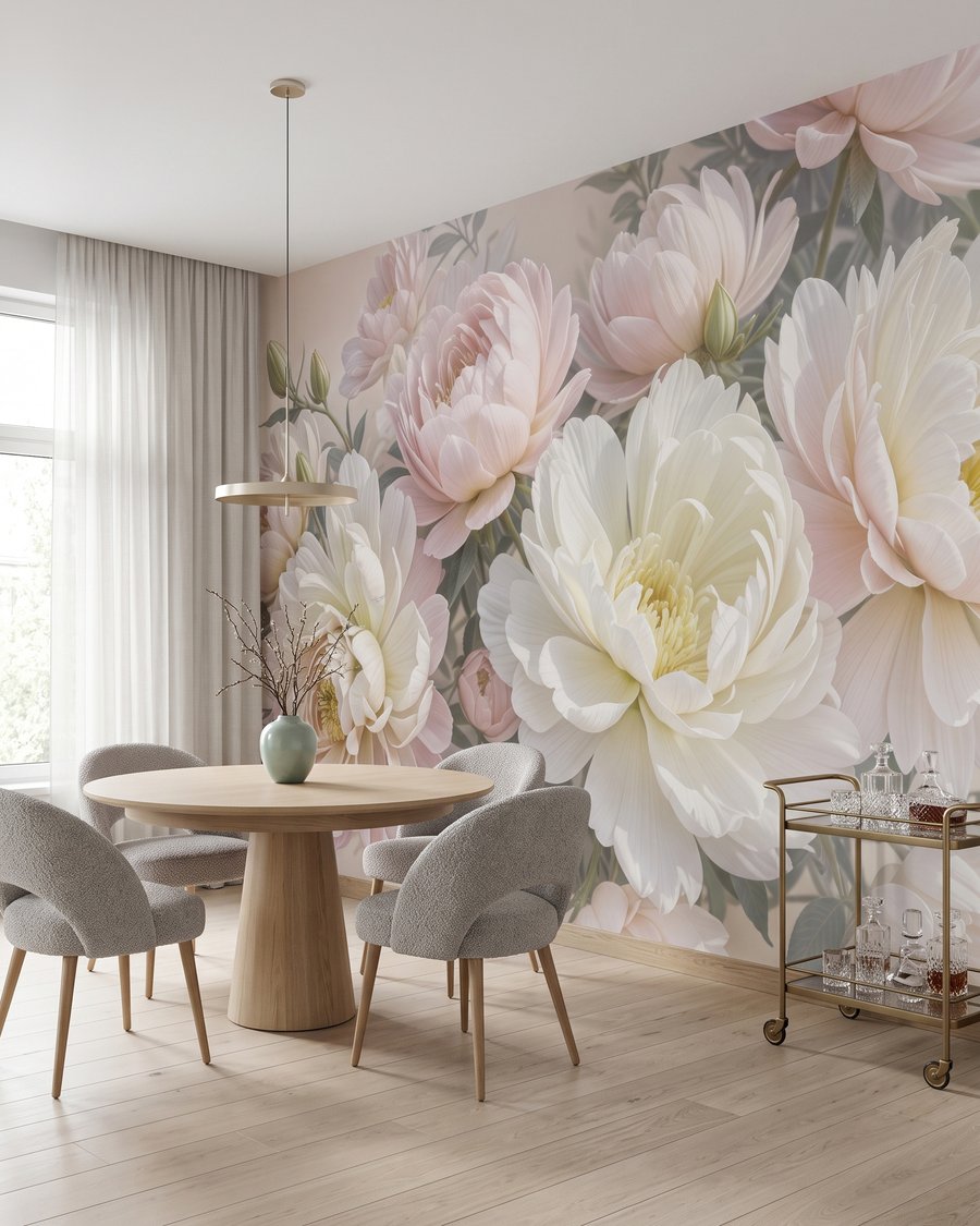 Peony Gathering in an interior