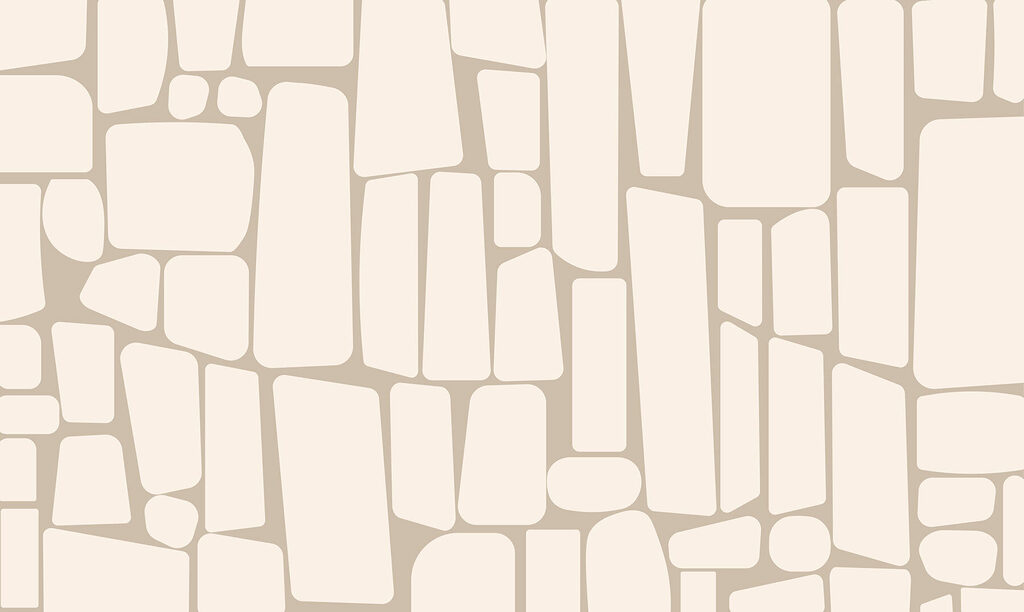 Interlocking stone shapes — full design