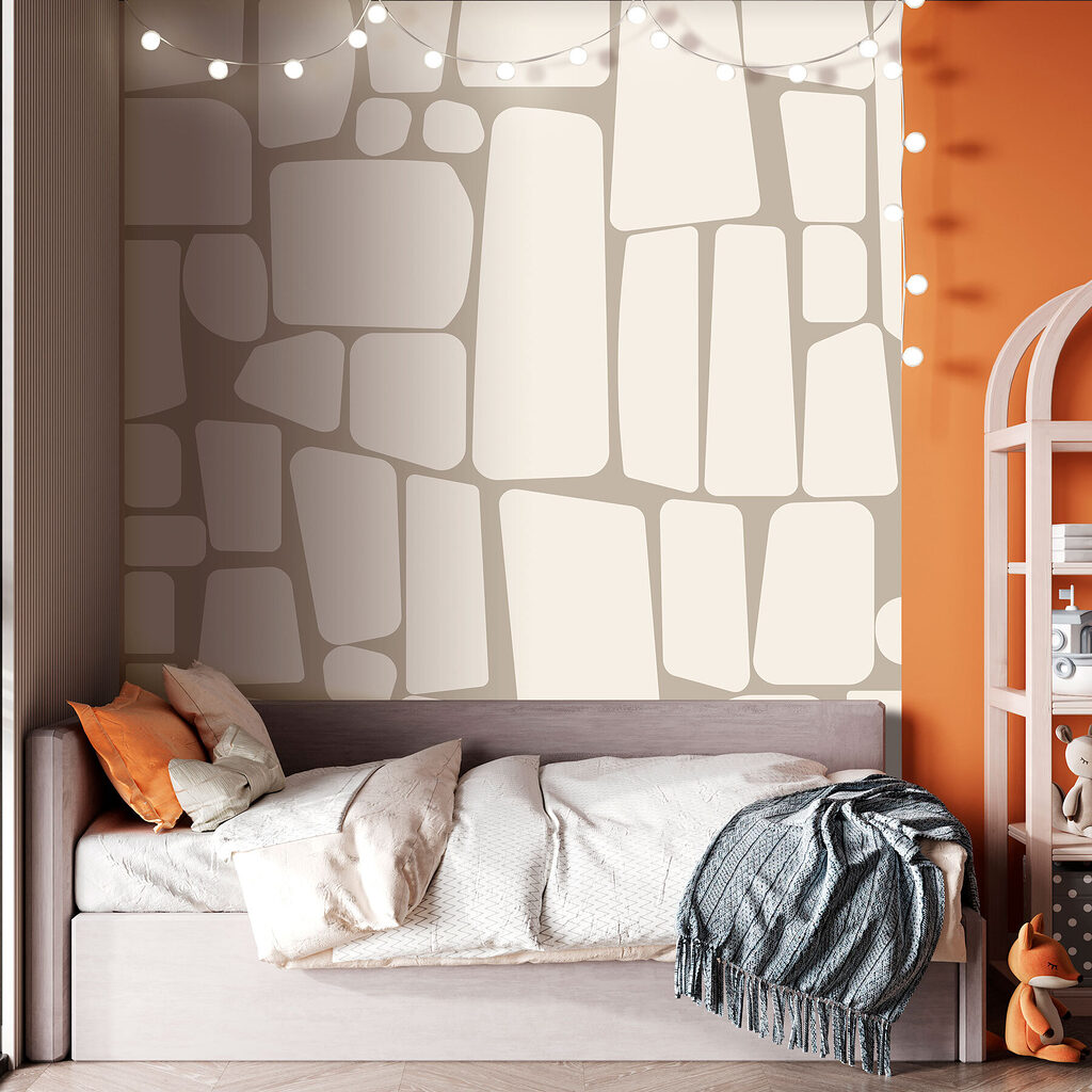 Interlocking stone shapes — interior 1
