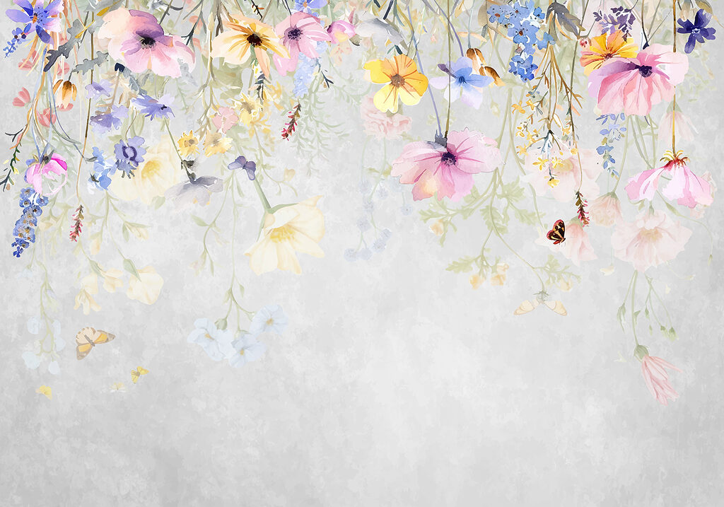 Wildflower Garland — full design