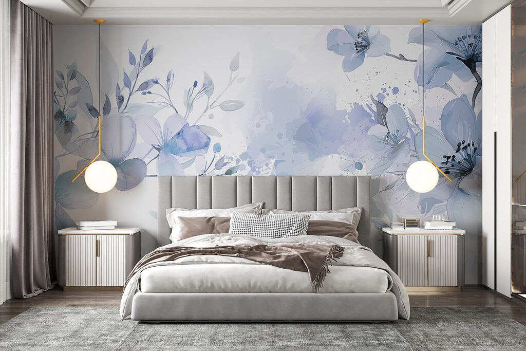 Watercolour Blossom Border — interior 1
