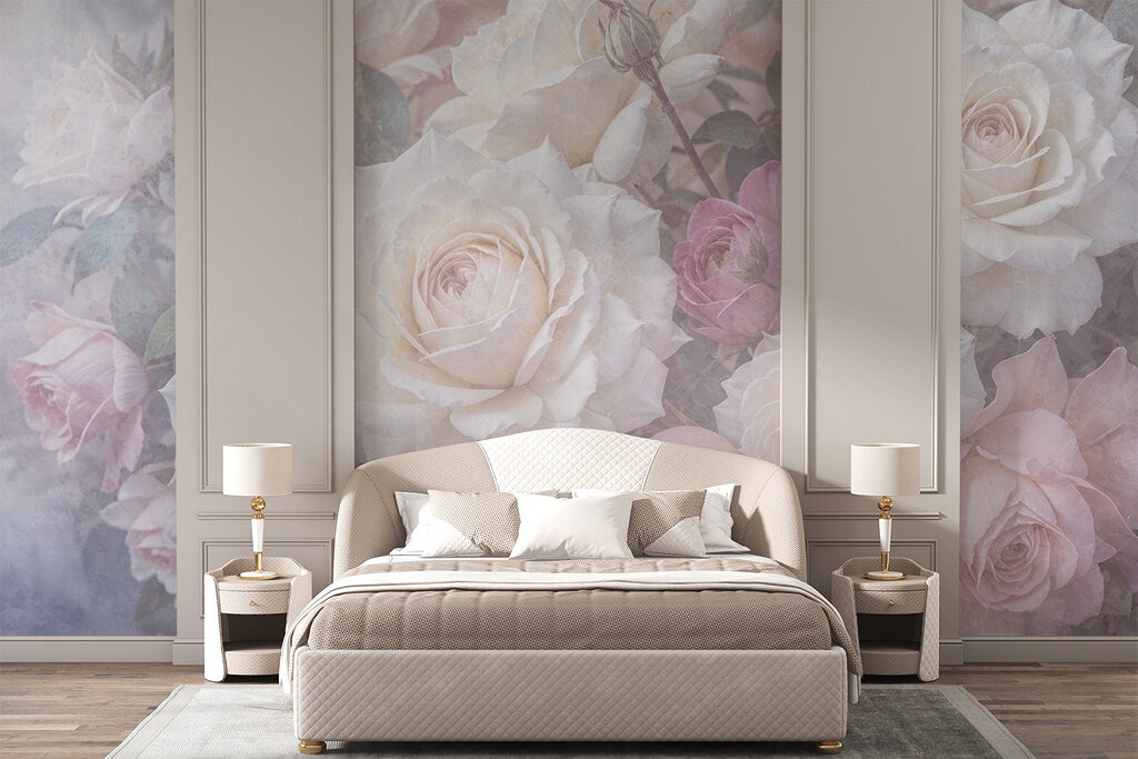 Pink roses in mist — interior 3