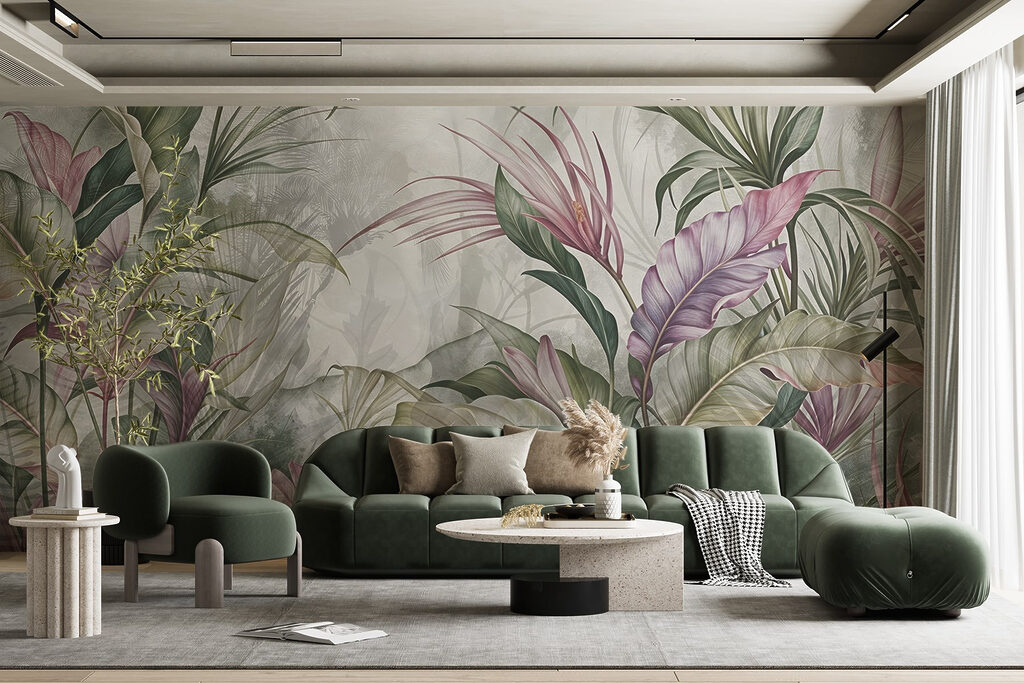 Tropical leaves in layers — interior 4