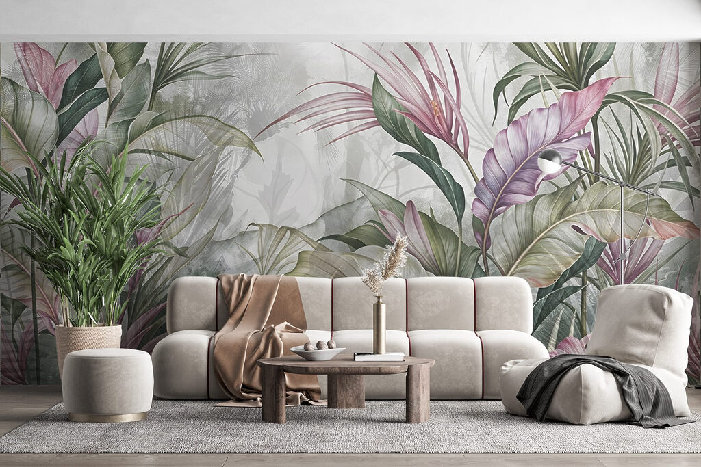 Tropical leaves in layers — interior 5