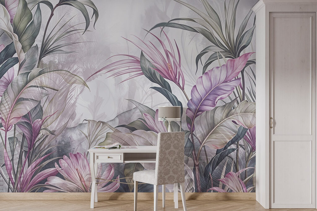 Tropical Pencil Garden in an interior