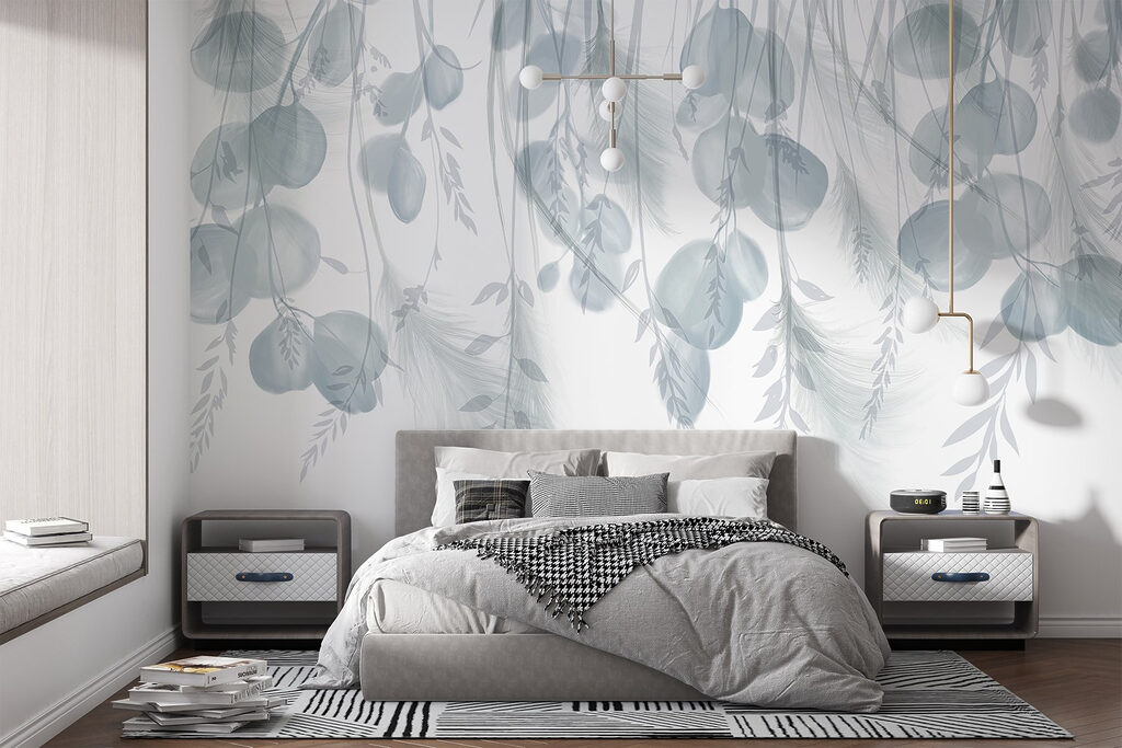 Hanging blue-green branches — interior 2