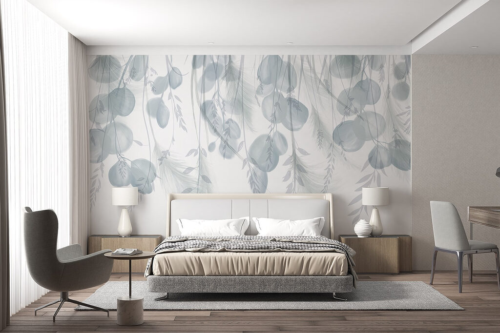 Hanging blue-green branches — interior 3