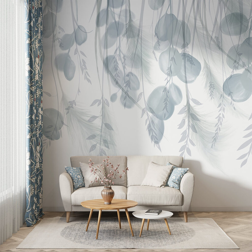 Hanging blue-green branches — interior 6