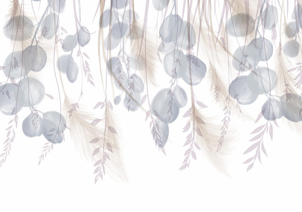 Botanical Hanging Garland — full design