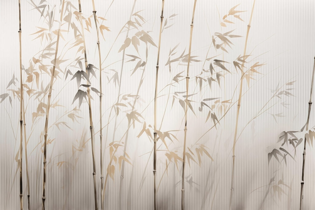 Slender bamboo stems — full design