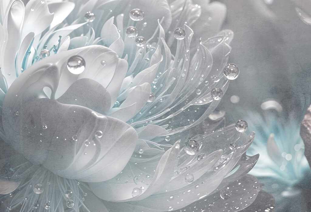 Petals with Morning Dew — full design
