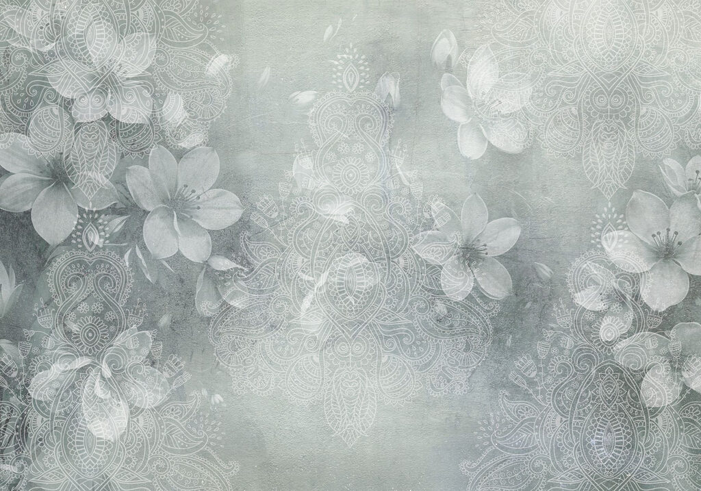 Flowers in a haze — full design