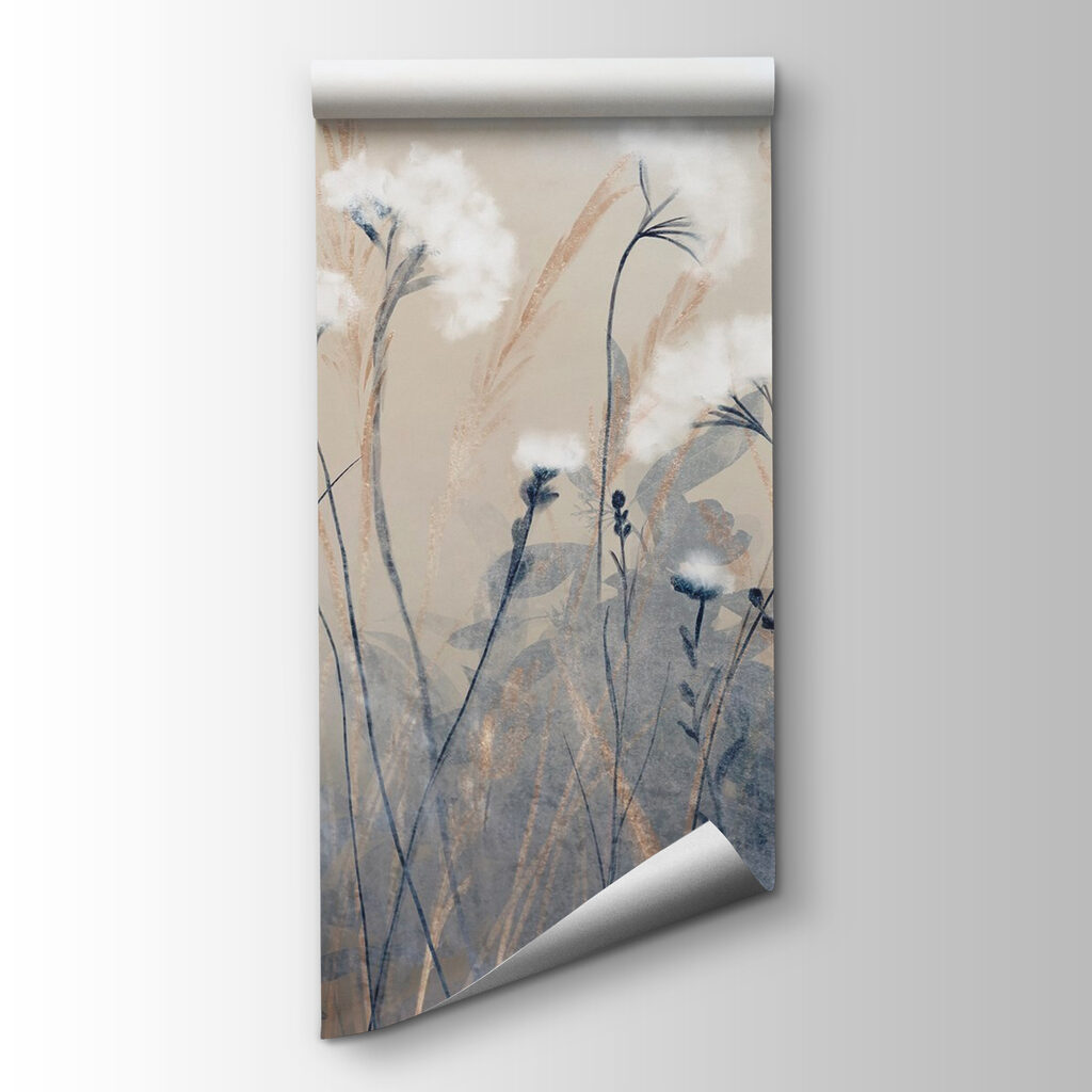 Wildflowers above dark blue — product view