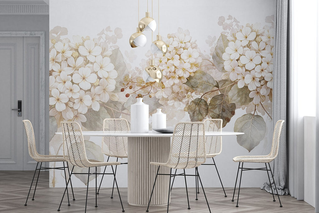White flower clusters — interior 6