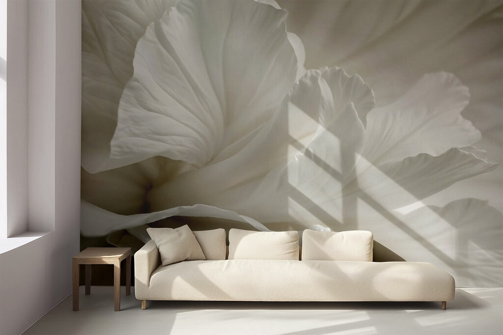 Close-up white flower — interior 5