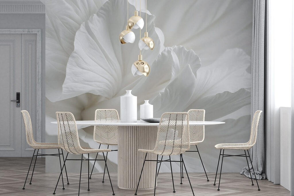 Close-up white flower — interior 6