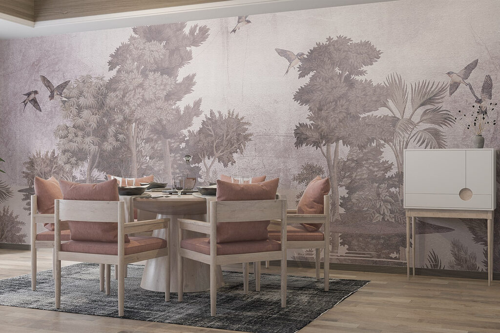 Birds over wooded islands — interior 6