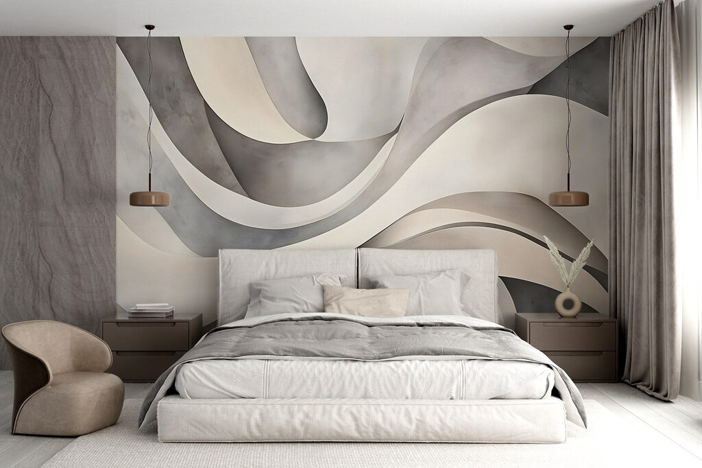 Flowing bands with shadows — interior 2