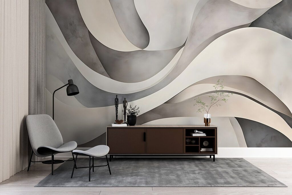 Flowing bands with shadows — interior 4