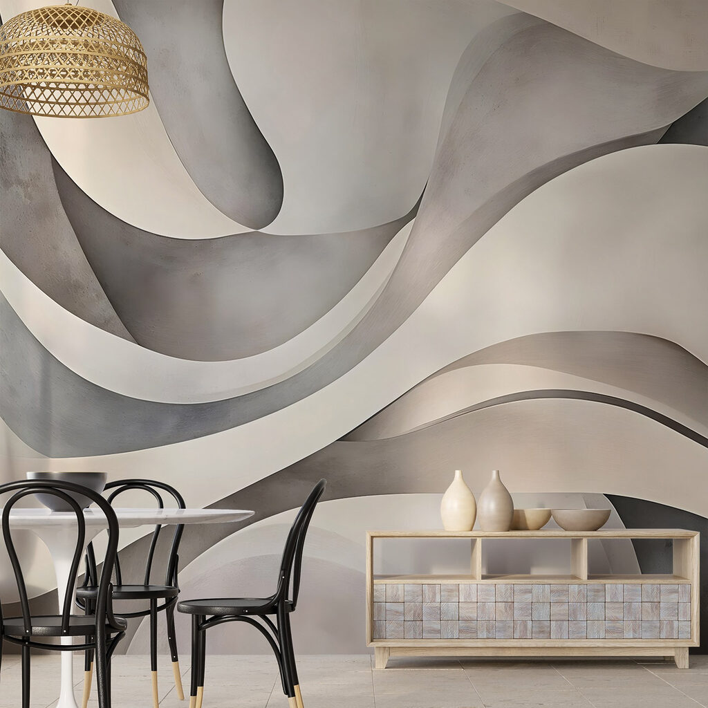 Flowing bands with shadows — interior 5