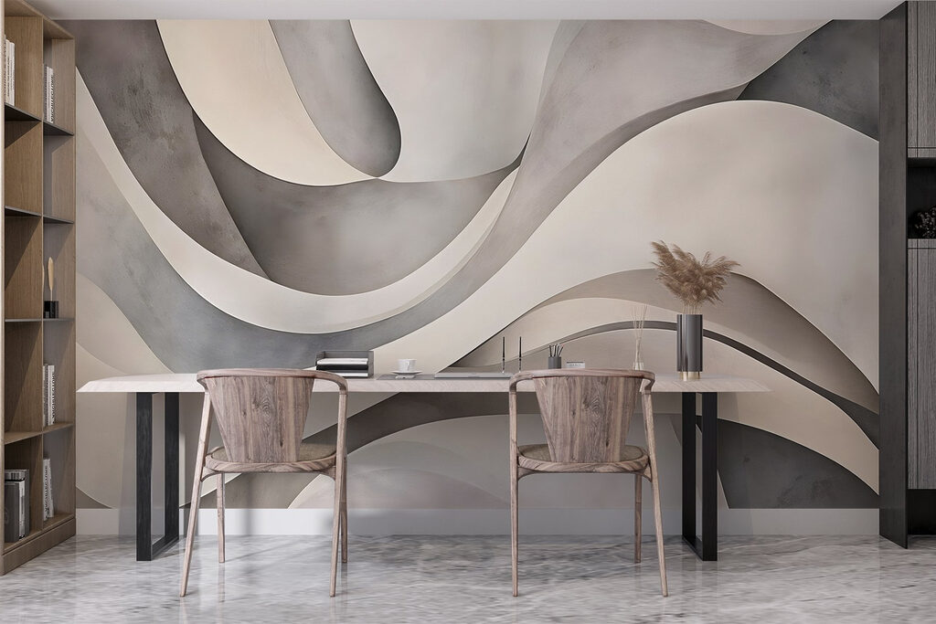 Flowing bands with shadows — interior 6