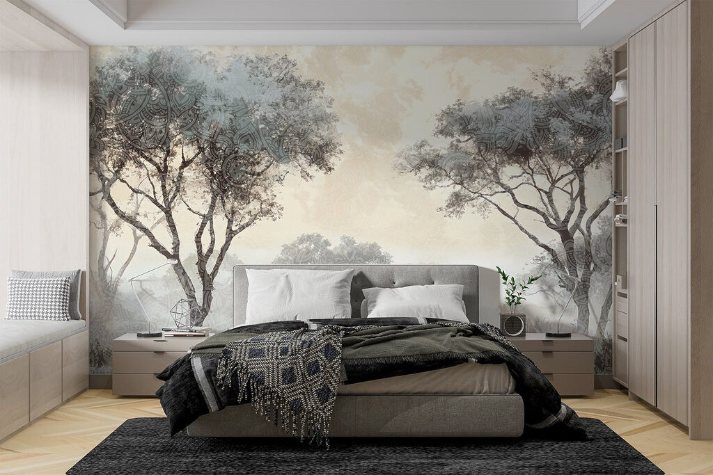 Orchard in Mist in an interior