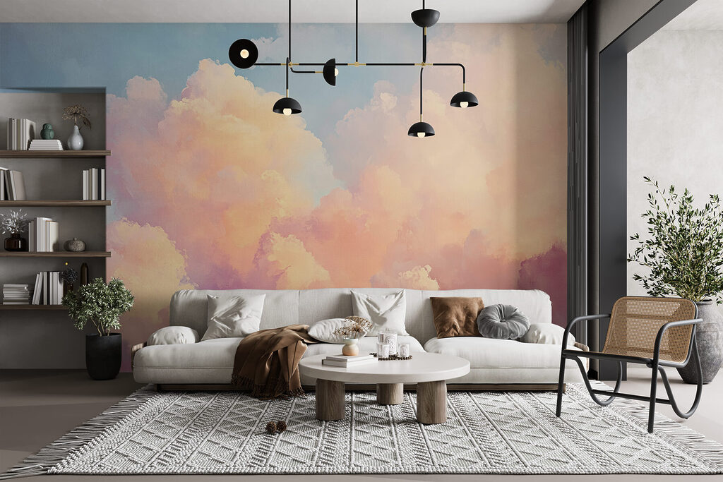 Pastel clouds, golden light — interior 2
